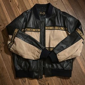 Scully vintage leather and suede jacket